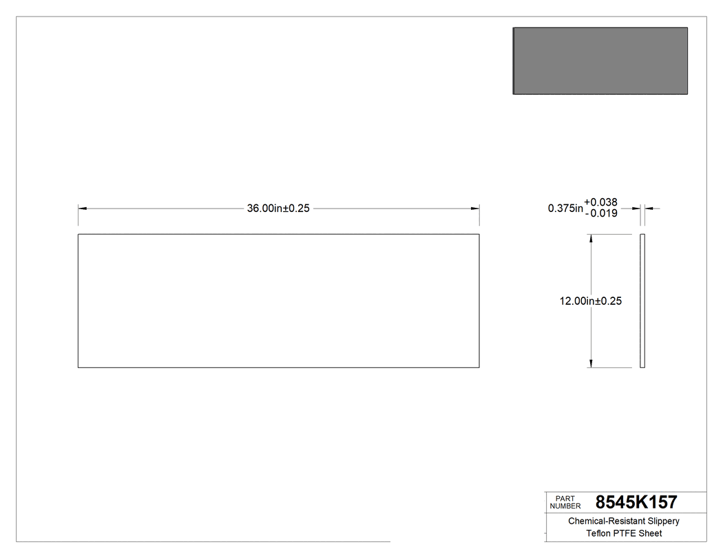 Technical drawing - 8545K157
